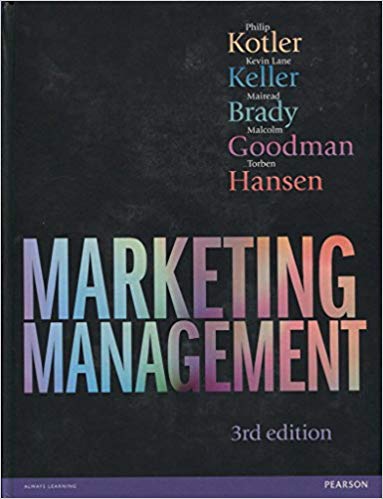 Marketing management 3rd edition